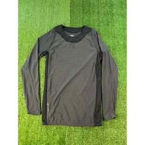 SKINS‎ Compression Long Sleeve Baselayer Shirt Men's Size M Black Athletic